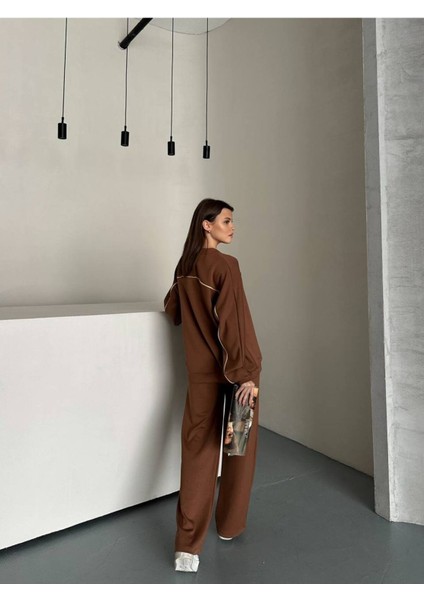 Kadın Ince Çizgi Detaylı Ikili Takım indirimleri