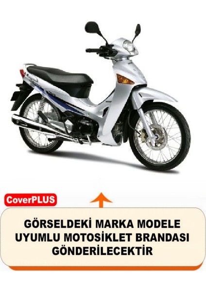 Honda Innova 125 Branda (Arka Çanta Uyumlu) Motosiket Brandası (Gri Renk) Motor Örtüsü Çadır Su Geçirmez Motosiklet Kılıfı Motor Brandası fiyatları