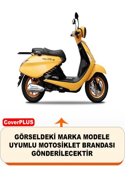 Yuki Gelato 125 Branda Motosiket Brandası (Siyah Renk) Motor Örtüsü Çadır Su Geçirmez Motosiklet Kılıfı Motor Brandası fiyatları