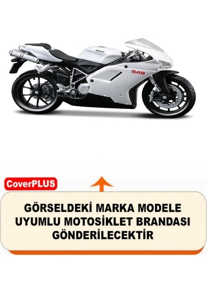 Ducati 848 Branda (Arka Çanta Uyumlu) Motosiket Brandası (Gri Renk) Motor Örtüsü Çadır Su Geçirmez Motosiklet Kılıfı Motor Brandası fiyatları