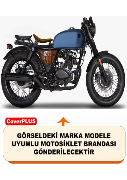 Brixton Rayburn 125 Branda Motosiket Brandası (Gri Renk) Motor Örtüsü Çadır Su Geçirmez Motosiklet Kılıfı Motor Brandası fiyatları