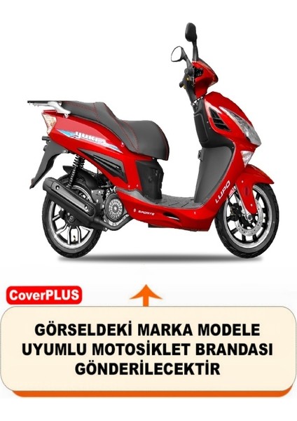 Yuki Lupo 125 Branda Motosiket Brandası (Siyah Renk) Motor Örtüsü Çadır Su Geçirmez Motosiklet Kılıfı Motor Brandası fiyatları