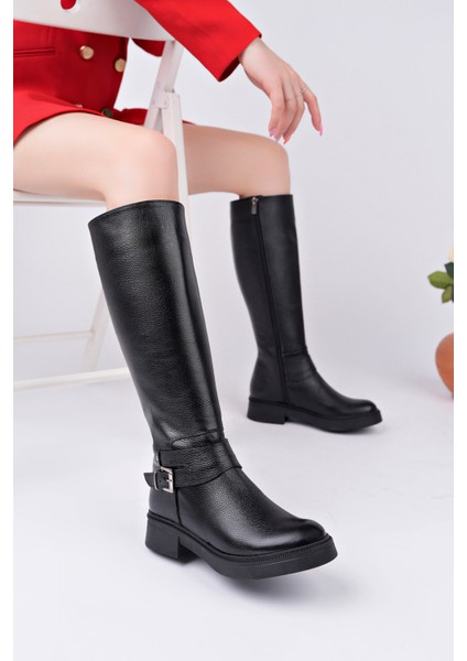 Hakiki Deri Kadın Deri Çizme TRC102-16028 fiyatları