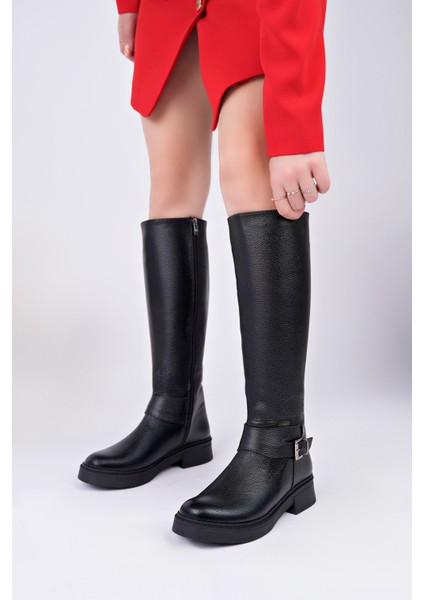 Hakiki Deri Kadın Deri Çizme TRC102-16028 modelleri