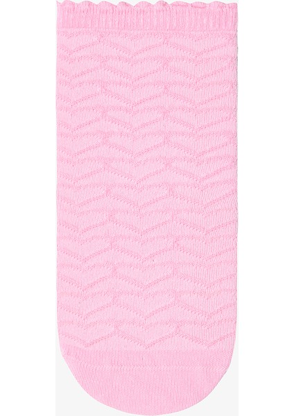 Kız Çocuk Love Unicorn Desenli Pamuklu 4'lü Soket Çorap