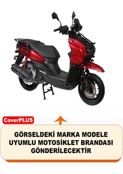 Rmg Moto Gusto Panzer 125 Branda (Arka Çanta Uyumlu) Motosiket Brandası (Siyah Renk) Motor Örtüsü Çadır Su Geçirmez Motosiklet Kılıfı Motor Brandası fiyatları