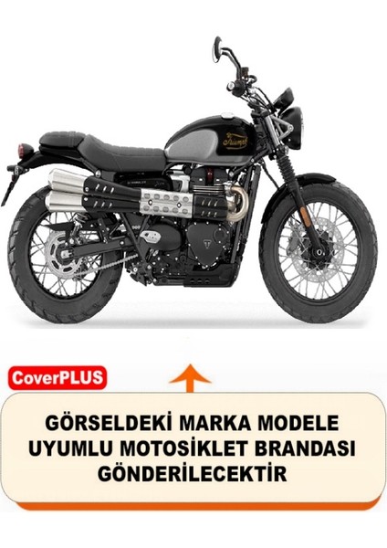 Triumph Street Scrambler Branda Motosiket Brandası (Gri Renk) Motor Örtüsü Çadır Su Geçirmez Motosiklet Kılıfı Motor Brandası fiyatları