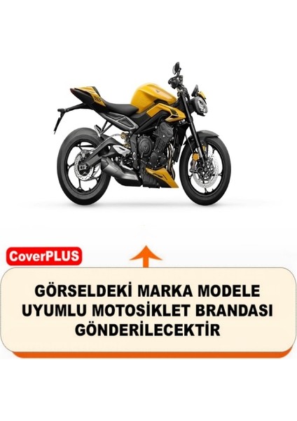 Triumph Street Triple R Branda (Arka Çanta Uyumlu) Motosiket Brandası (Siyah Renk) Motor Örtüsü Çadır Su Geçirmez Motosiklet Kılıfı Motor Brandası fiyatları