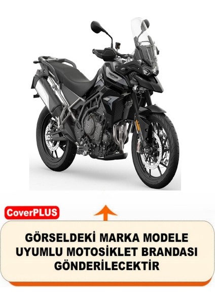 Triumph Tiger 900 Gt Pro Branda (Arka Çanta Uyumlu) Motosiket Brandası (Siyah Renk) Motor Örtüsü Çadır Su Geçirmez Motosiklet Kılıfı Motor Brandası fiyatları