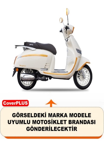 Yuki Mojito 125 Branda (Arka Çanta Uyumlu) Motosiket Brandası (Siyah Renk) Motor Örtüsü Çadır Su Geçirmez Motosiklet Kılıfı Motor Brandası fiyatları