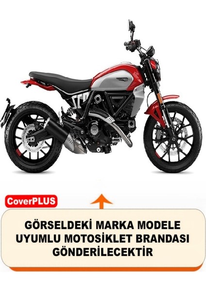 Ducati Scrambler Icon Branda (Arka Çanta Uyumlu) Motosiket Brandası (Siyah Renk) Motor Örtüsü Çadır Su Geçirmez Motosiklet Kılıfı Motor Brandası fiyatları