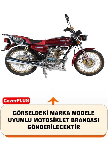Arora Ar 100-8 A Modifiye Branda (Arka Çanta Uyumlu) Motosiket Brandası (Siyah Renk) Motor Örtüsü Çadır Su Geçirmez Motosiklet Kılıfı Motor Brandası fiyatları