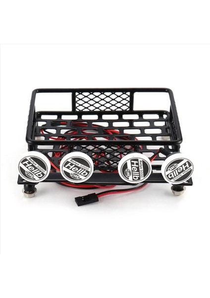 2x Metal 115x107mm Bagaj Taşıyıcı Çatı Rafı Tamiya CC01 CR01 RC4WD D90 Eksenel SCX10 1/10 (Yurt Dışından)