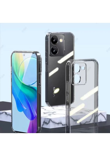 Vivo Y36 4g Kılıf Nxxa Süper Silikon Kapak-Renksiz modelleri