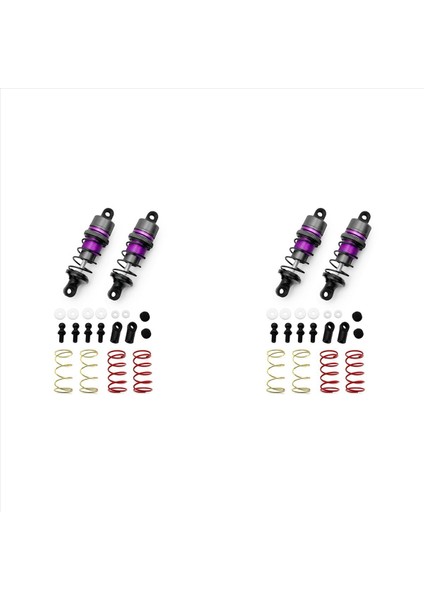 1/10 2 Çift Metal Hidrolik Şok Emiciler RC Uzaktan Kumanda Araba Düz Yarış Drift Arabası (67mm) Mor (Yurt Dışından) indirimleri