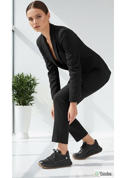 25KA-3795 Lastikli Kadın Günlük Deri Ayakkabı indirimleri