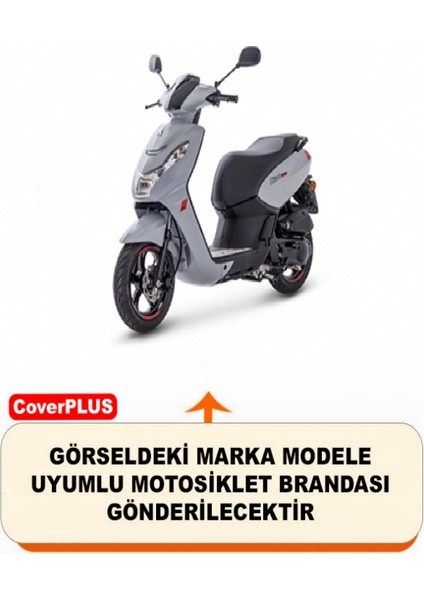 Peugeot Kisbee 50 Branda (Arka Çanta Uyumlu) Motosiket Brandası (Gri Renk) Motor Örtüsü Çadır Su Geçirmez Motosiklet Kılıfı Motor Brandası fiyatları