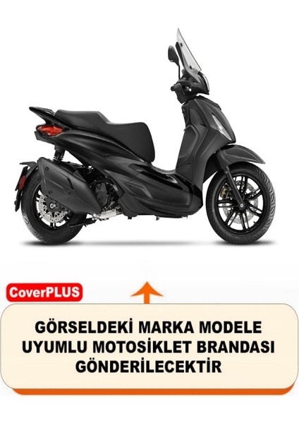 Piaggio Beverly 400 Branda Motosiket Brandası (Gri Renk) Motor Örtüsü Çadır Su Geçirmez Motosiklet Kılıfı Motor Brandası fiyatları