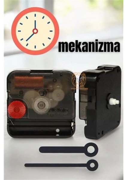 Modacar Duvar Saati Mekanizması Sessiz fiyatları