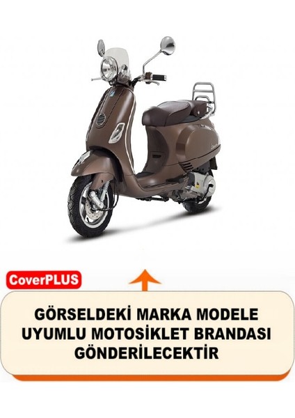 Vespa Lxv 125 Branda (Arka Çanta Uyumlu) Motosiket Brandası (Siyah Renk) Motor Örtüsü Çadır Su Geçirmez Motosiklet Kılıfı Motor Brandası fiyatları