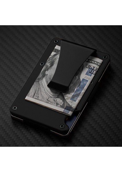 Minimalist Cüzdan & Kartlık - Erkek Kartlık | RFID Korumalı Alüminyum Kartlık | Black modelleri
