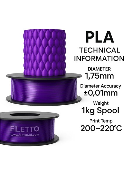 Pla+ Mor 3D Filament 1.75MM 1kg fiyatları