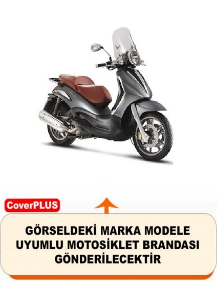 Piaggio Beverly 500 Branda Motosiket Brandası (Gri Renk) Motor Örtüsü Çadır Su Geçirmez Motosiklet Kılıfı Motor Brandası fiyatları