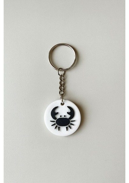 Yengeç Burcu Nfc Anahtarlık – Akıllı Temassız Bağlantı Özellikli Burç Anahtarlığı (3,5 Cm)