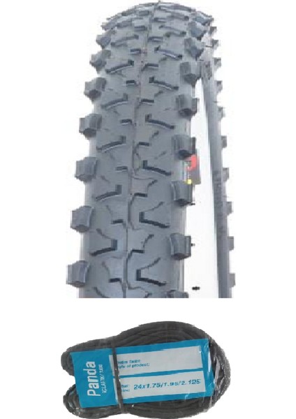 24 Jant 24X1.90 D2413 Bisiklet Dış Lastiği + Panda Iç Lastik Seti