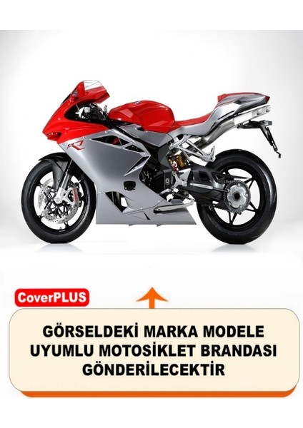 Mv Agusta F4R Branda (Arka Çanta Uyumlu) Motosiket Brandası (Siyah Renk) Motor Örtüsü Çadır Su Geçirmez Motosiklet Kılıfı Motor Brandası fiyatları