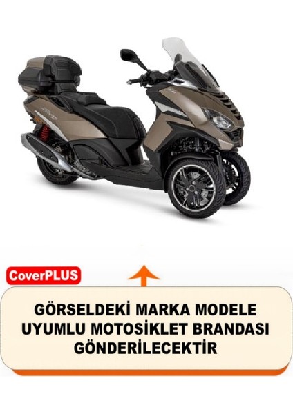 Peugeot Metropolis 400 Branda Motosiket Brandası (Gri Renk) Motor Örtüsü Çadır Su Geçirmez Motosiklet Kılıfı Motor Brandası fiyatları