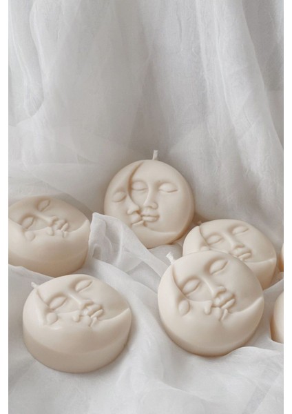 Güneş ve Ay Yüz Dekoratif Mum modelleri