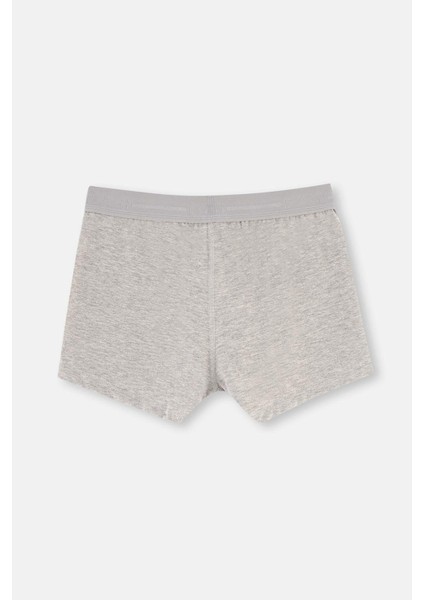 Erkek Pamuklu Lastik Detaylı 3'lü Paket Boxer D5210