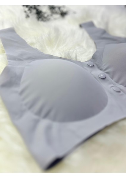 Önden Düğmeli Balensiz Dikişsiz Görünmez Çıkarılabilir Pedli Lazer Kesim Iz Yapmaz Sütyen modelleri