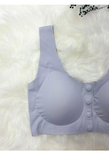 Önden Düğmeli Balensiz Dikişsiz Görünmez Çıkarılabilir Pedli Lazer Kesim Iz Yapmaz Sütyen fırsatları