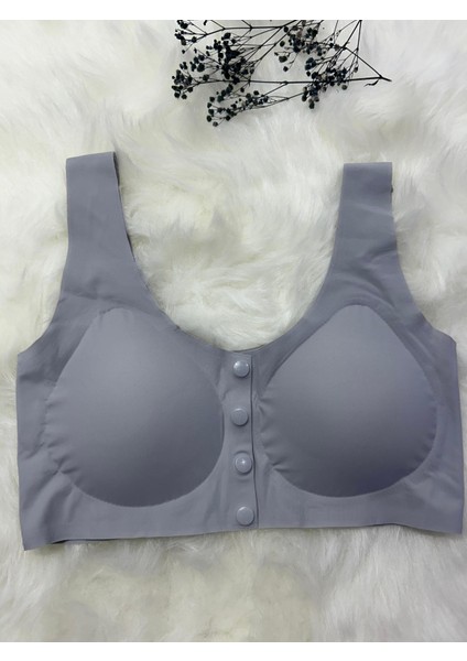 Önden Düğmeli Balensiz Dikişsiz Görünmez Çıkarılabilir Pedli Lazer Kesim Iz Yapmaz Sütyen indirimleri