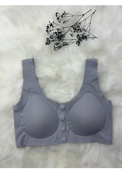 Önden Düğmeli Balensiz Dikişsiz Görünmez Çıkarılabilir Pedli Lazer Kesim Iz Yapmaz Sütyen