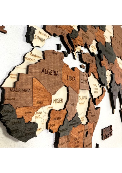Camel Ahşap Dünya Haritası fiyatları