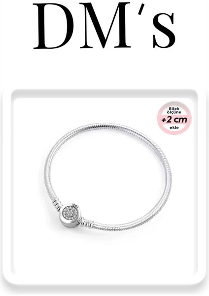 Moments Taçlı Gümüş Bileklik