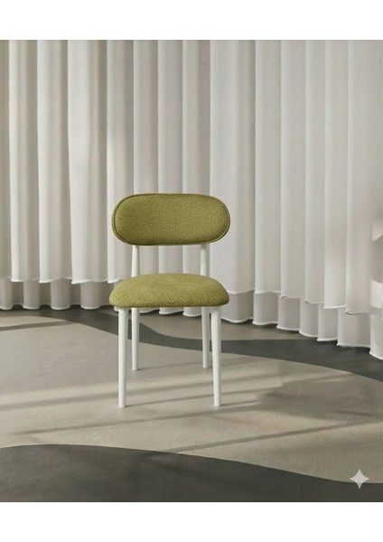 Bohem ahşap sandalye (Demonte Kurulum)Gürgen ağaç kalitesi ile Ayaklarbeyaz yeşil kumaş üretilen salon ve mutfak için uyumlu Dahafazlası Ürünaçıklamasında fiyatları