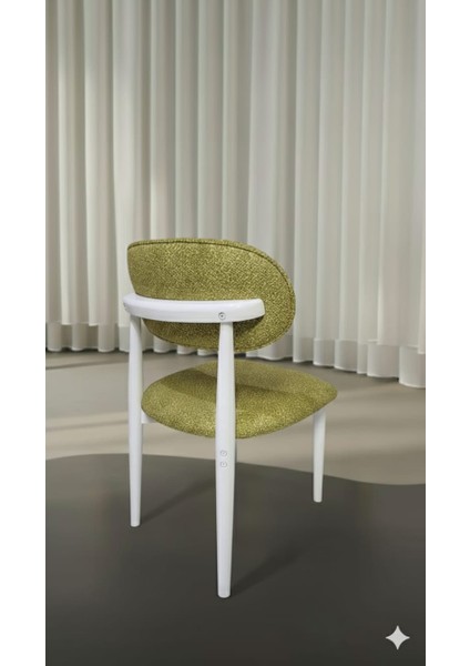 Bohem ahşap sandalye (Demonte Kurulum)Gürgen ağaç kalitesi ile Ayaklarbeyaz yeşil kumaş üretilen salon ve mutfak için uyumlu Dahafazlası Ürünaçıklamasında fırsatları