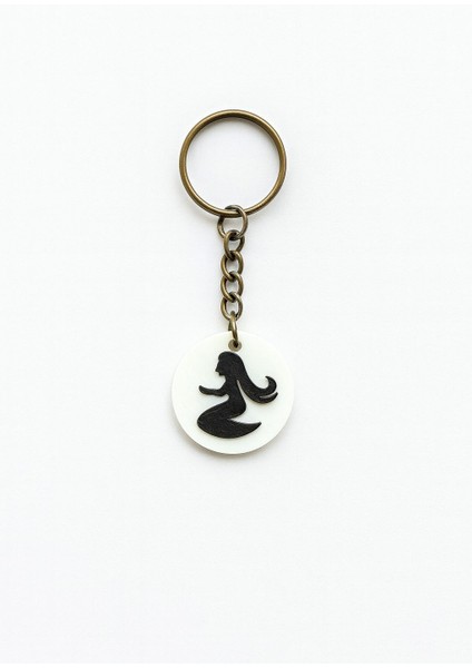 Başak Burcu Nfc Anahtarlık – Akıllı Temassız Bağlantı Özellikli Burç Anahtarlığı (3,5 Cm)