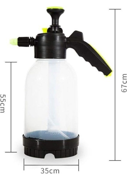 2 Başlıklı Oto Köpük, Su Püskürtme ve Bitki Bakım Sulama Aleti Oto Yıkama Spreyi 2 Litre (5286) fırsatları