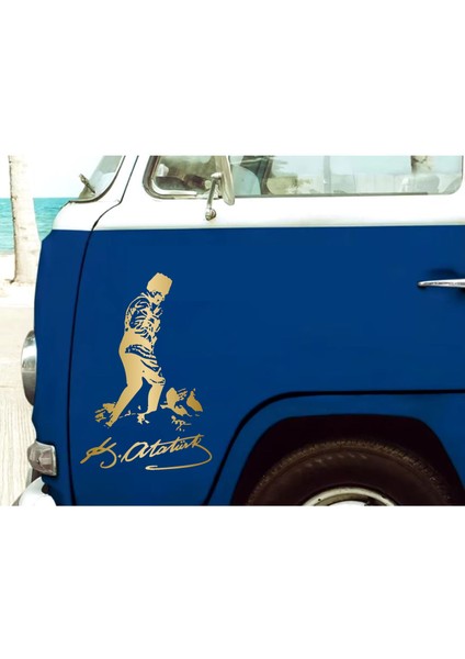 Mustafa Kemal Atatürk Kocatepe Silüet Sticker - Araba Oto Motosiklet Karavan Sticker 00617 modelleri
