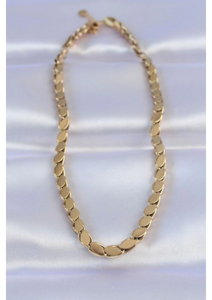 316L Çelik Gold Renk Arpa Model Kolye - TJ-BKO8748 fiyatları