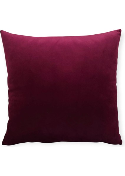 Boncuk Elyaf Dolgulu Kırlent-44-44 cm -Uzun Ömürlü Kalın Kumaş-