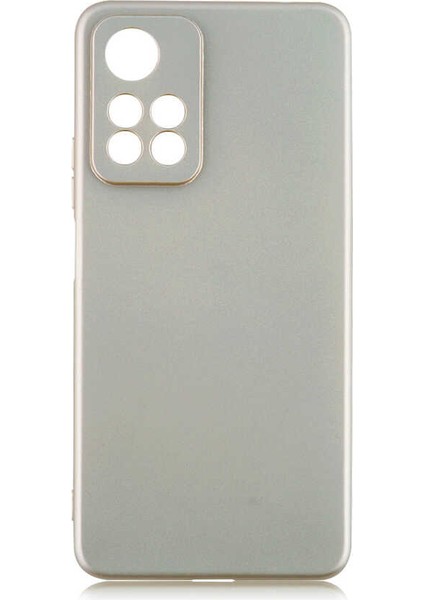 Xiaomi Redmi Infinix Note 11 Pro Plus 5g Kılıf Nxxa Premier Silikon Kapak-Gold