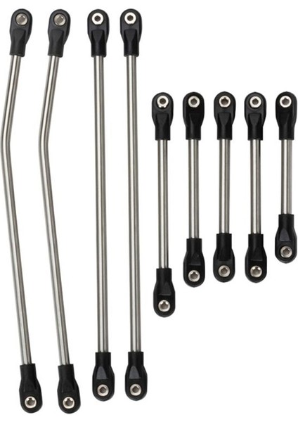 LCG Kirder Çerçevesi Paslanmaz Çelik Bağlantı Bağlantı Çubuğu Çekme Çubuğu 1/10 RC PRWLER AXIAL SCX10 CAPRA LCG RAYS ŞASİ Kiti (Yurt Dışından)