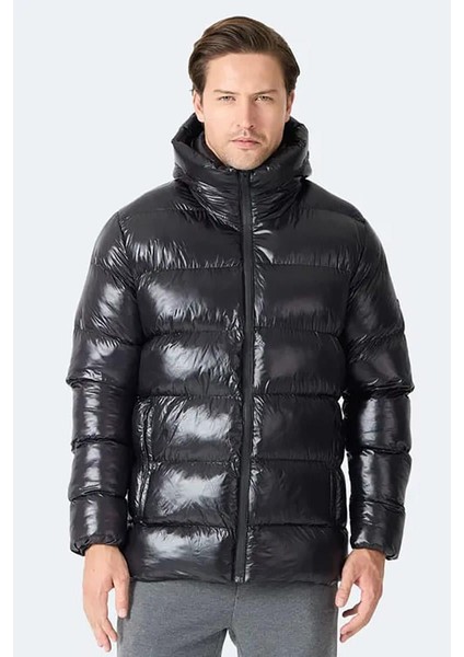 Hoot Erkek Kapüşonlu Şişme Siyah Mont & Kaban fiyatları