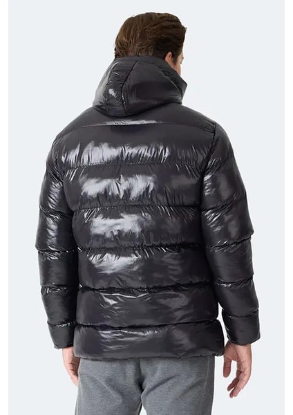 Hoot Erkek Kapüşonlu Şişme Siyah Mont & Kaban fırsatları